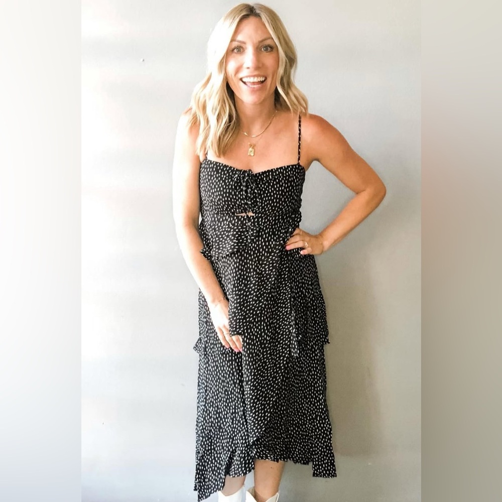 Saltwater LUXE Black and White Dress